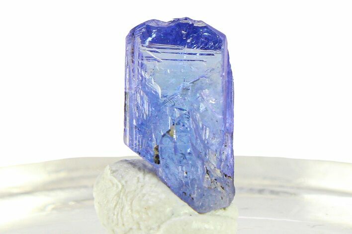 Brilliant Blue-Violet Tanzanite Crystal -Merelani Hills, Tanzania #293474